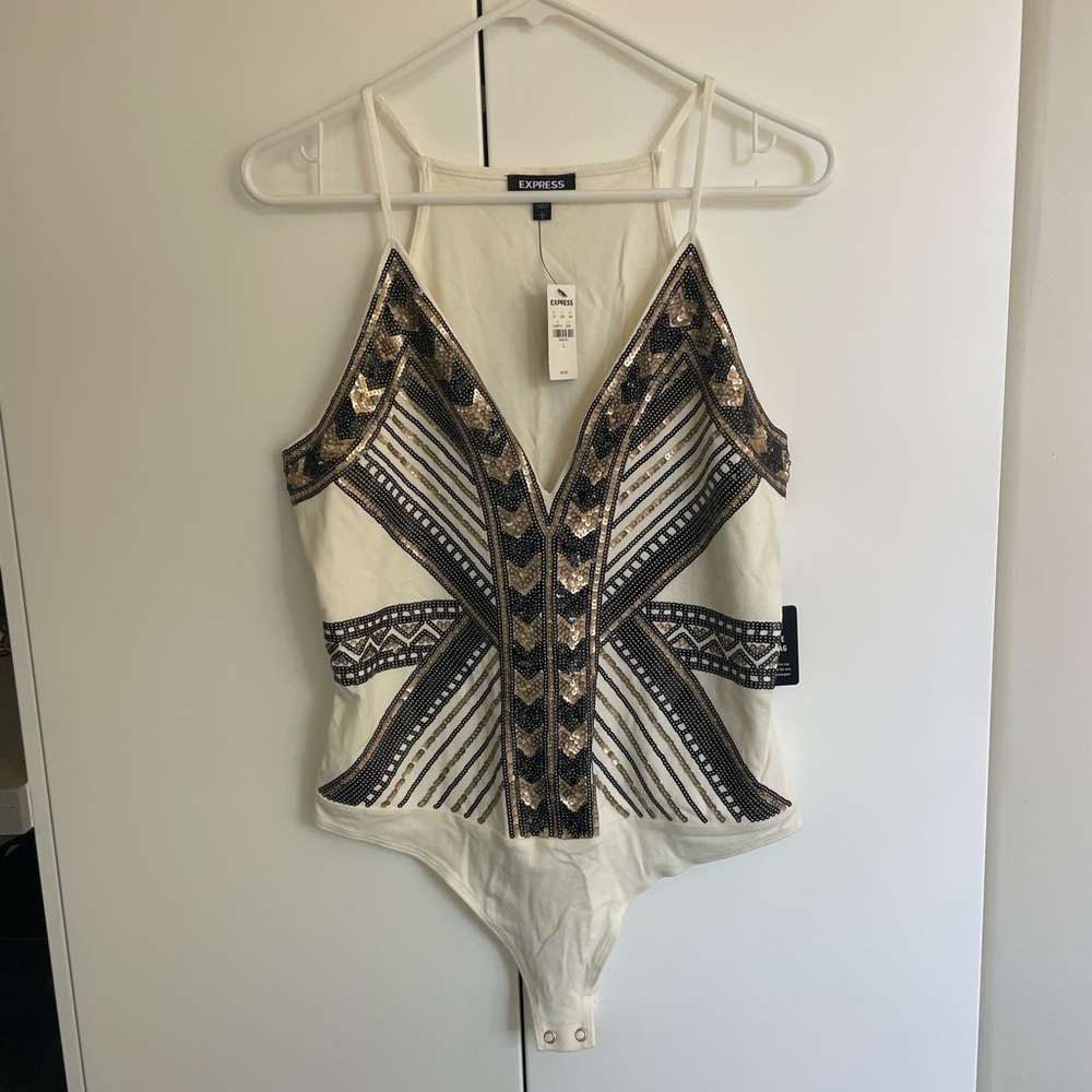 Express Sequin Bodysuit